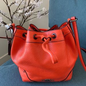 Coach Leather bucket bag